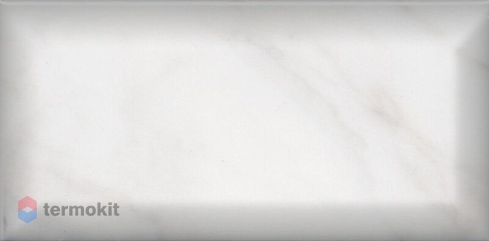 Керамическая плитка Kerama Marazzi Фрагонар 16073 Белый Грань настенная 7,4х15