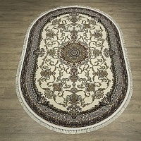 Ковёр Kitroom Анатолия 150х230 овальный кремовый 29519