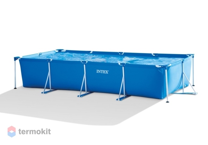 Бассейн каркасный Intex RECTANGULAR FRAME POOL SET, 450х220х84см 28274GN 