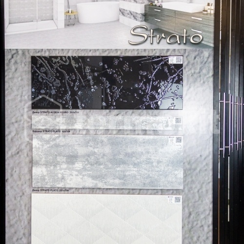 Керамическая плитка Керлайф Strato Gala Blanco декор 25,1x70,9