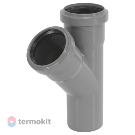 TEBO Тройник серый 40x40/87,5
