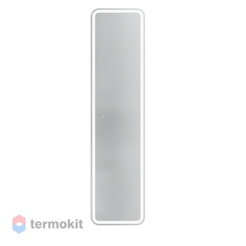Шкаф-колонна с зеркалом Creto Marsel 40 подвесной с подсветкой белый 21-4001600WH