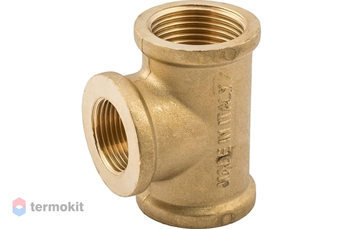 Elsen Тройник ВВВ 1", 1/2", 1" латунь переходной
