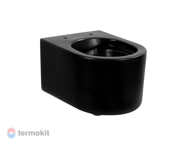 Унитаз подвесной Aquatek МИЯ сиденье микролифт черный матовый AQ2004-MB