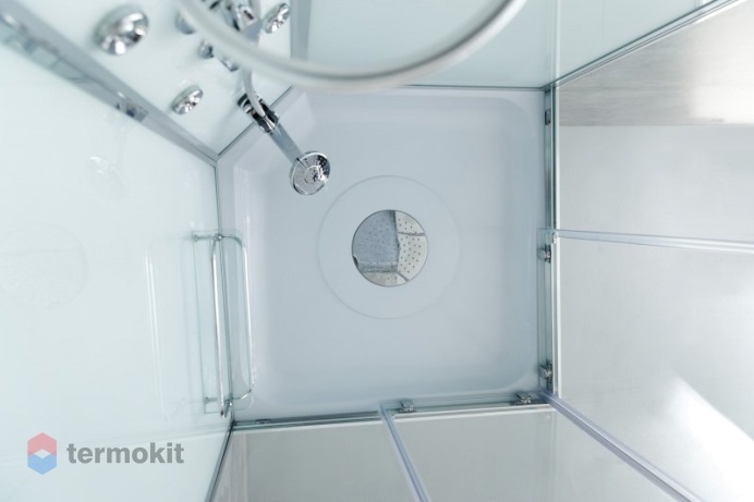 Душевая кабина BELBAGNO UNO-CAB-A-2-TOP 2250х800х800 Хром