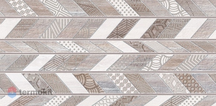 Керамическая плитка Azori Shabby Chevron декор 31,5x63