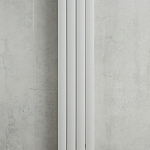 Дизайн-радиаторы алюминиевые Silver 1800 с боковым подключением цвет белый RAL 9016