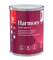 Tikkurila Harmony,Интерьерная глубокоматовая экологичная краска, придающая поверхности бархатистый эффект,база С, 0,9л