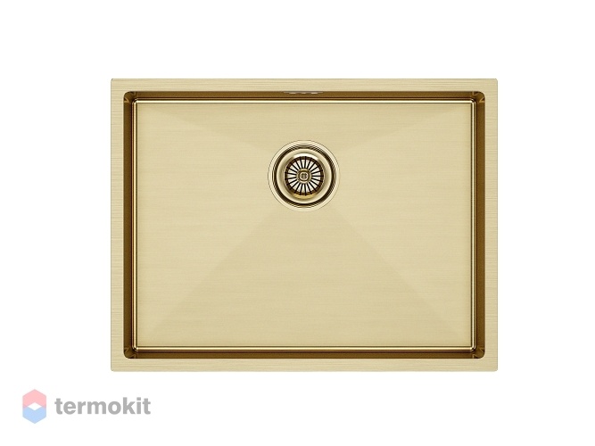 Мойка для кухни Paulmark NEXT брашированное золото PM215844-BG