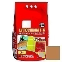 Затирка Litokol цементная Litochrom 1-6 C.210 Персик 2кг