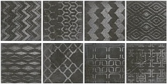 Керамогранит Atrivm Cuadrado Glam Black (8mix) 23,5x23,5