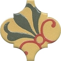 Керамическая плитка Kerama Marazzi Арабески Майолика OS/A38/65000 орнамент декор 6,5x6,5