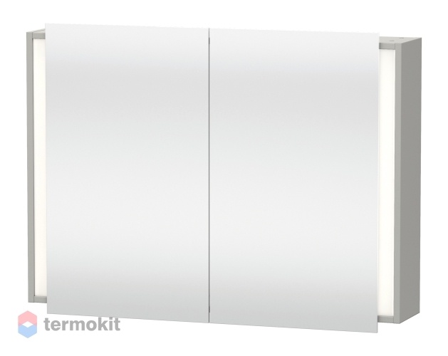 Зеркальный шкаф Duravit Ketho 100 с подсветкой Бетонно-серый KT753200707