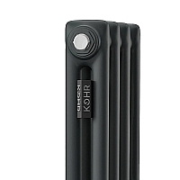 Стальной трубчатый радиатор Kohr Heim 2180/04 секции с боковым подключением 3/4 черный