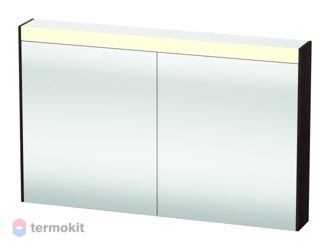 Зеркальный шкаф Duravit Brioso 102 с подсветкой Каштан (темный) BR710305353
