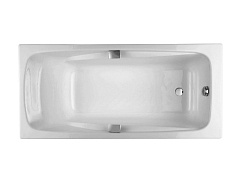 Чугунная ванна Jacob Delafon Repos 1800x850 с отверстиями для ручек E2903-00
