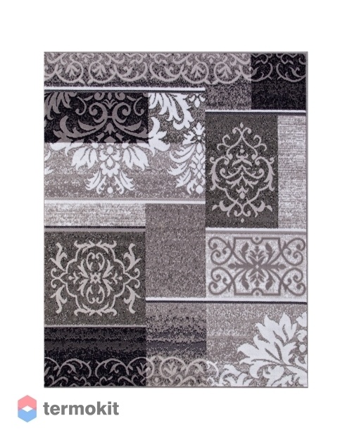 Ковёр Merinos Silver 200x500 прямоугольный серый d216