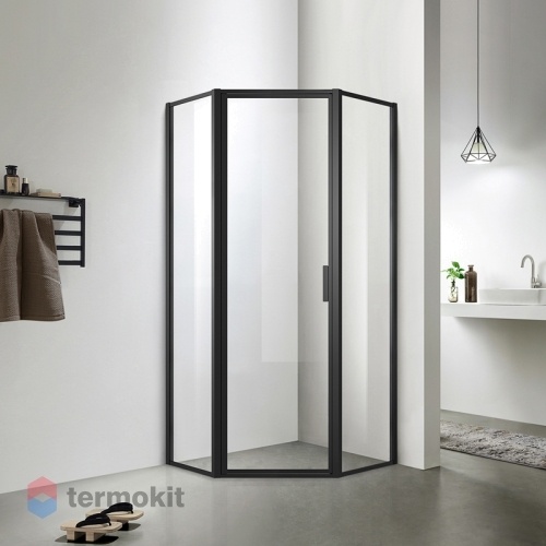 Душевой уголок Azario RICHMOND 2000x900x900 черный AZ-NAG3231 900 Black