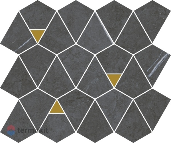 Керамическая плитка Италон Метрополис 600110000945 Империал Вертекс мозаика 25,8х30