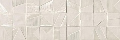 Керамическая плитка Fap Mat&More f0VM Domino White настенная 25х75