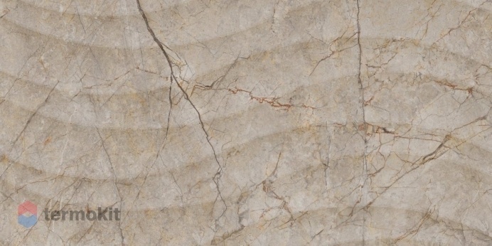 Керамическая плитка Dogma Smart Crema Cappuccino Wave Shine Rettificato настенная 30x60