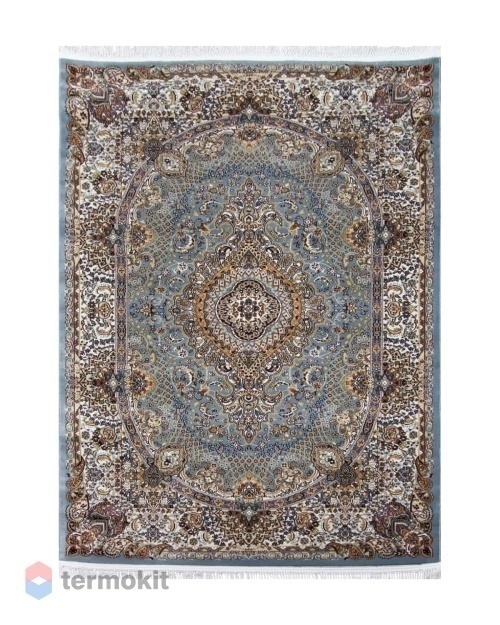 Ковёр Merinos Shahreza 200x500 прямоугольный синий/бежевый d414