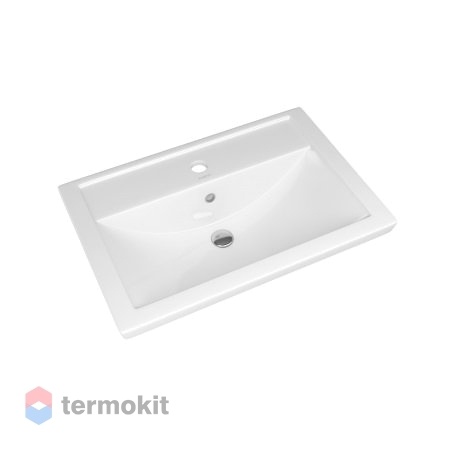 Раковина мебельная Kirovit Фостер 70 белый глянец 15840