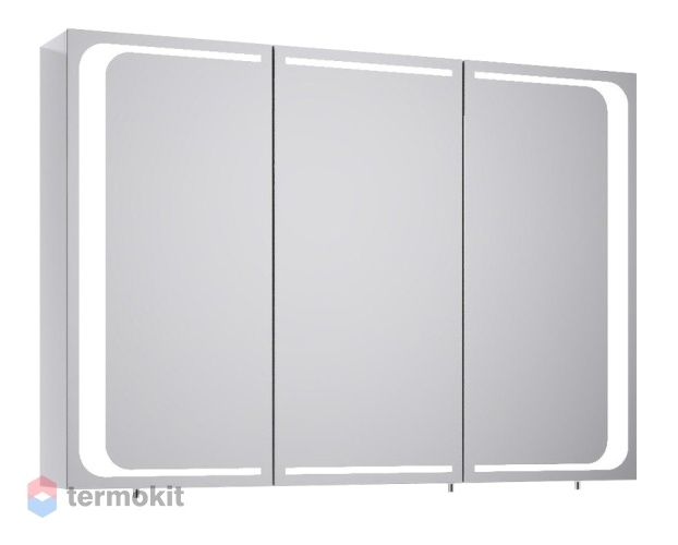 Зеркальный шкаф Aqwella Milan 80 с подсветкой, белый Mil.04.08