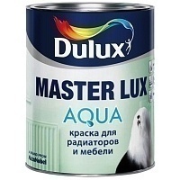 Dulux Master Lux Aqua 40, Краска для радиаторов и мебели водно-дисперсионная полуглянцевая база BW 1 л