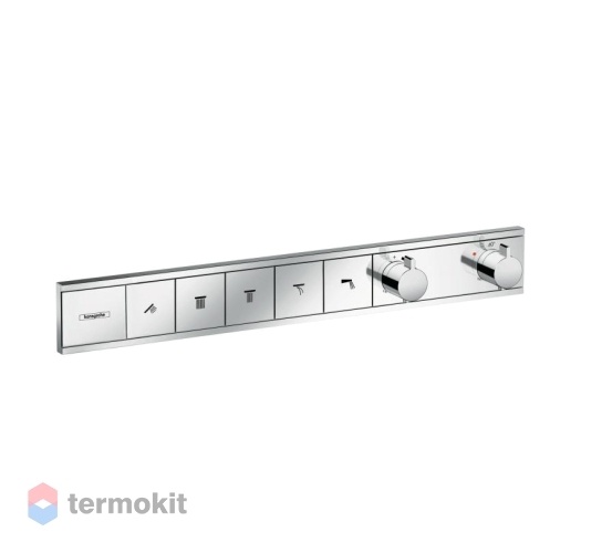 Встраиваемый смеситель для ванны и душа Hansgrohe RainSelect с термостатом 15384000