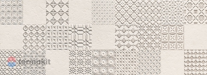 Керамическая плитка Tubadzin Integrally D-grey декор 32,8x89,8