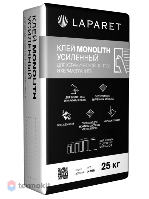 Клей плиточный Laparet Monolith усиленный 25кг