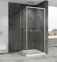 Душевой уголок ABBER Schwarzer Diamant 1950x1000x1000 хром AG0A100