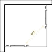 Душевой уголок RGW Passage PA-030 1950x1000x1000 (матовое стекло) хром 350803000-21