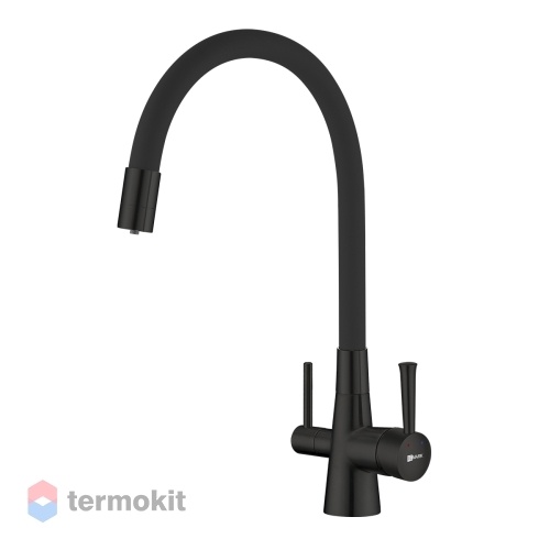 Смеситель для кухни Lemark Comfort черный LM3075BL