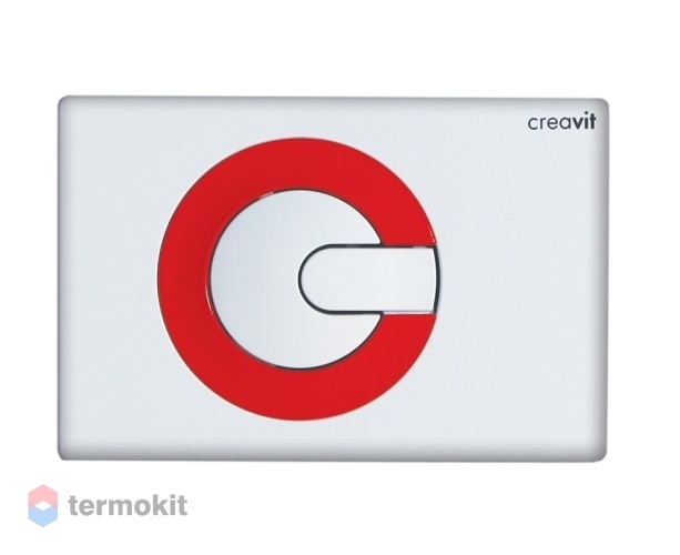 Клавиша смыва CREAVIT POWER белый/красный GP5001.01