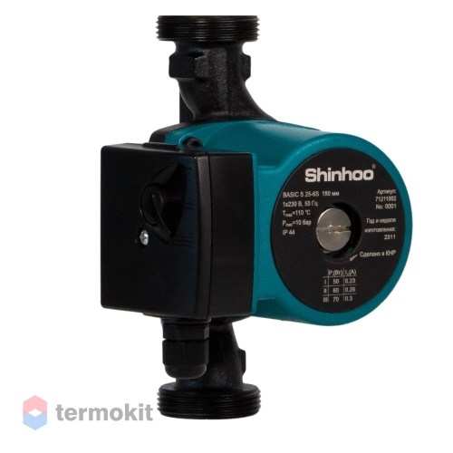 Циркуляционный насос Shinhoo BASIC S 25-6S 230V 180мм