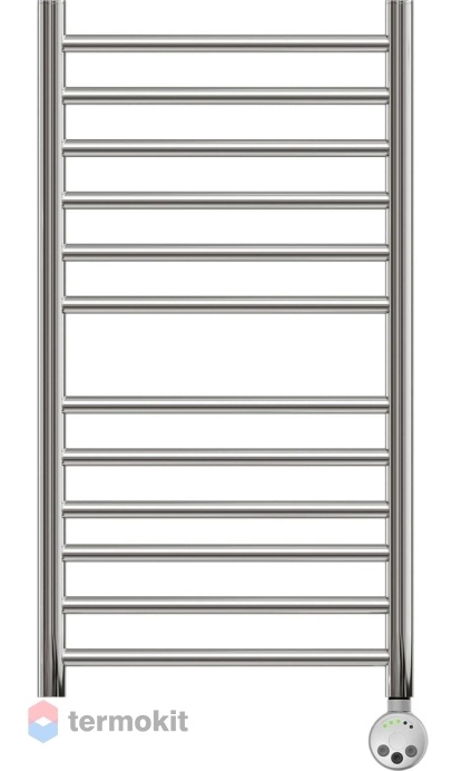Полотенцесушитель электрический Point Серии Аврора П12 400x800 левый/правый, хром PN10148SE