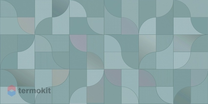 Керамическая плитка Керлайф Colores Geometrico Mare декор 31,5x63