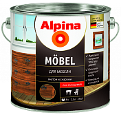 Alpina Mobel GL, Лак алкидный для мебели глянцевый не колеруемый