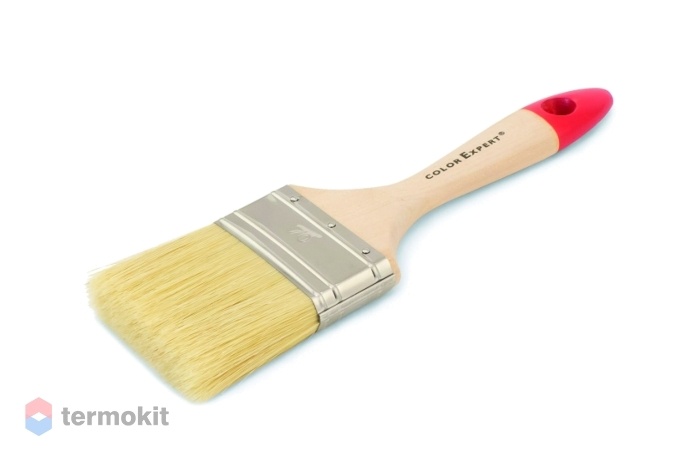 Color Expert Кисть для красок на водной основе, смешанная щетина, деревянная ручка (70мм)