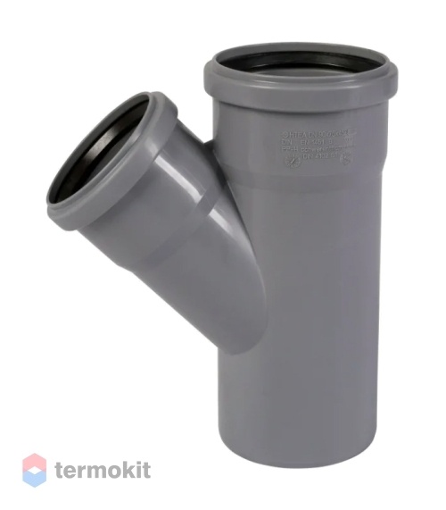 Ostendorf Тройник HTEA 90x75/45° для внутренней канализации