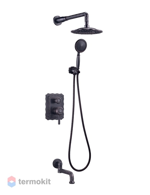 Душевой комплект скрытого монтажа Lemark Jasmine 205 LM6622ORB