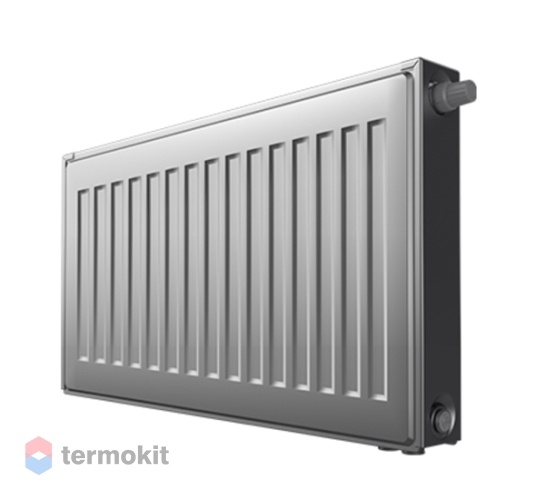 Радиатор Royal Thermo Ventil Compact VC11-300-400 300x400 стальной панельный Silver Satin с нижним подключением