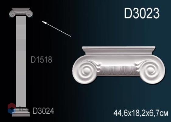 Пилястра Perfect капитель D3023