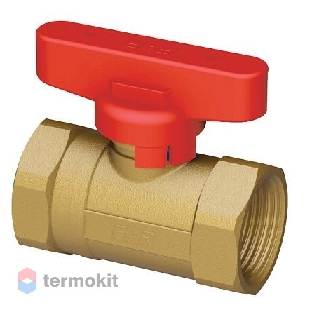 Кран шаровой Far 3/4” ВВ с красной ручкой