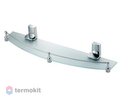 Полка стеклянная с бортиком WasserKRAFT Leine K-5044