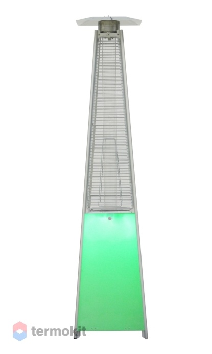 Газовый уличный обогреватель NeoClima 08HW-BL с LED-подсветкой