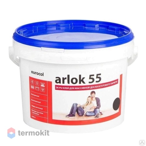 Клей полиуретановый двухкомпонентный Arlok 55 2К ПУ 4кг