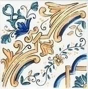 Керамическая плитка Kerama Marazzi Капри Майолика STG/A484/1146H Вставка 9,8х9,8х7